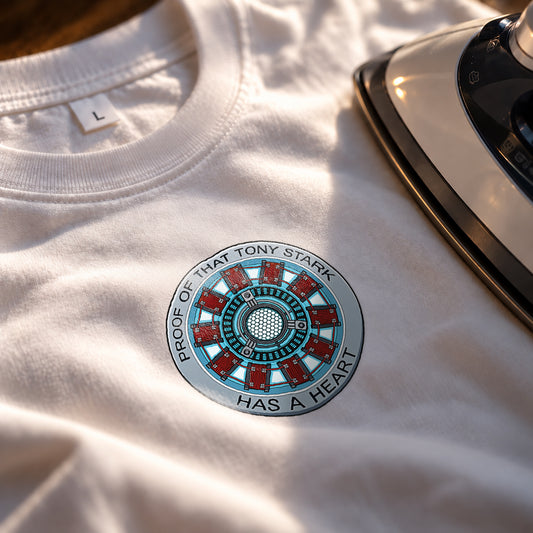 Proof That Iron Man Has a Heart Iron-On Patch | Marvel Patch