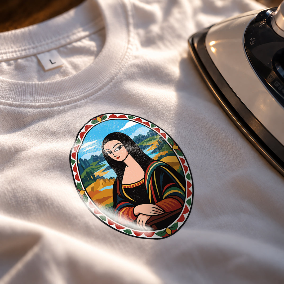 Mona Lisa Iron-On Patch | Art Patch