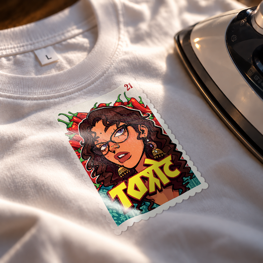 Toxic Iron-On Patch | Funny Warning T-Shirt Patch