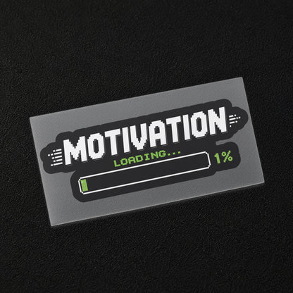 Motivation Loading Iron On Patch
