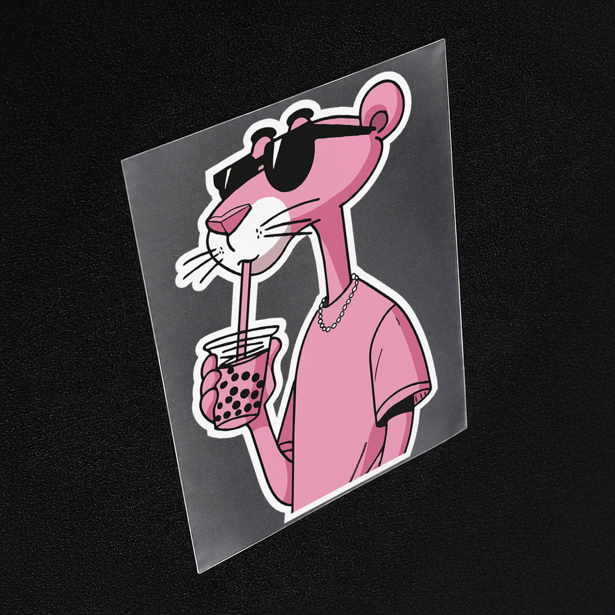Pink Panther Iron On Patch