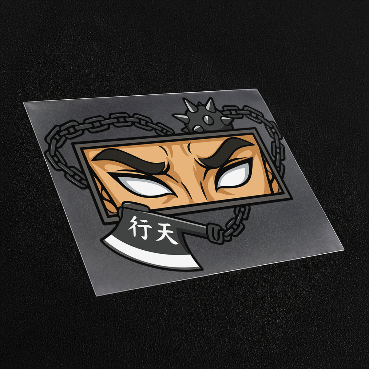 Anime Warrior Eyes Iron-On Patch