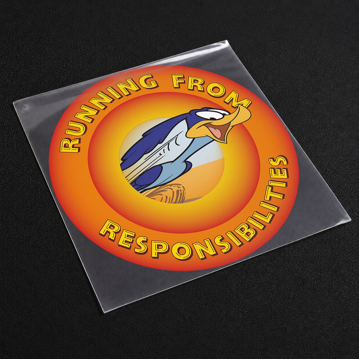Running From Responsibilities Iron On Patch
