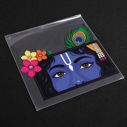 Lord Krishna Eyes Iron-On Patch