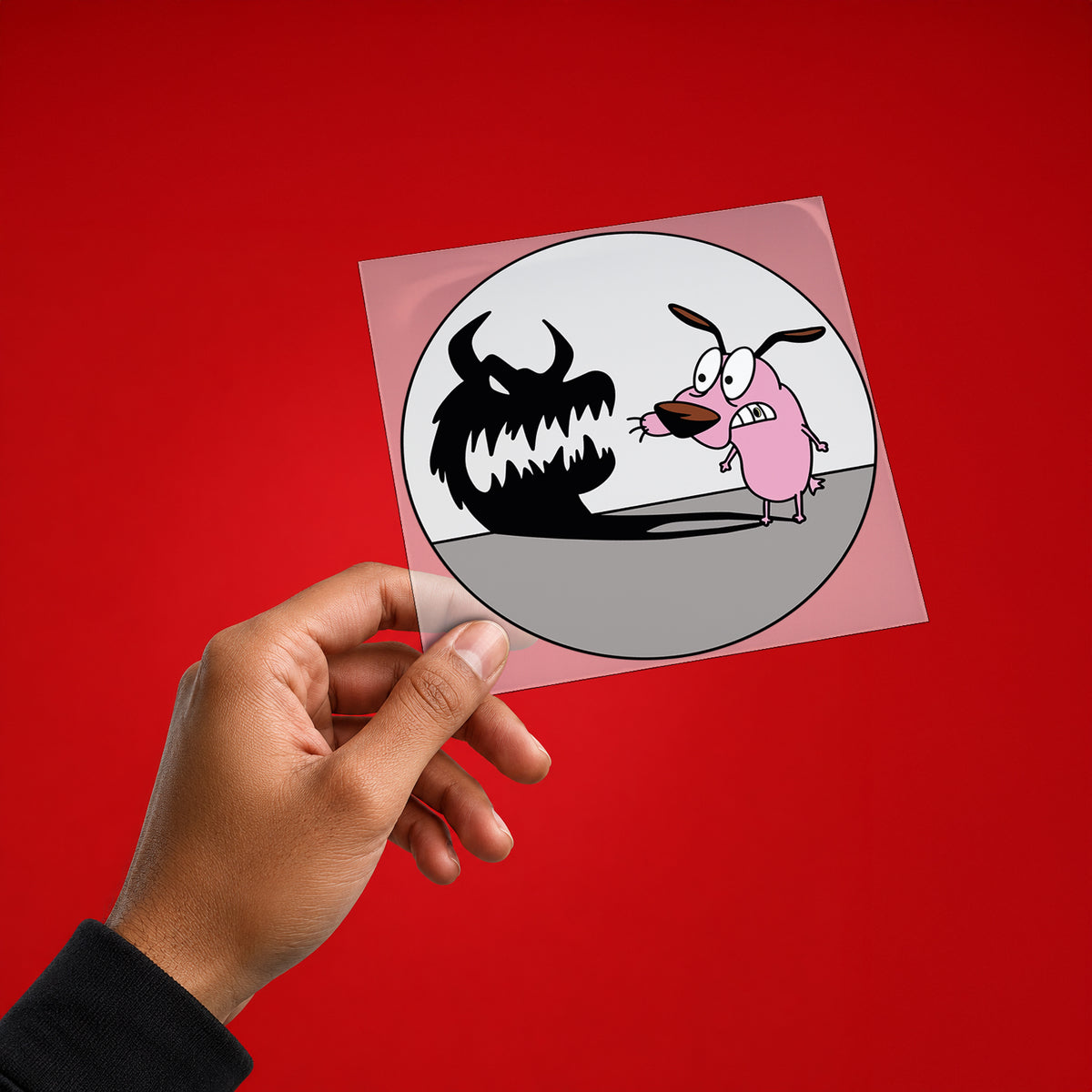 Courage The Cowardly Dog The Monster Within Iron-On Patch